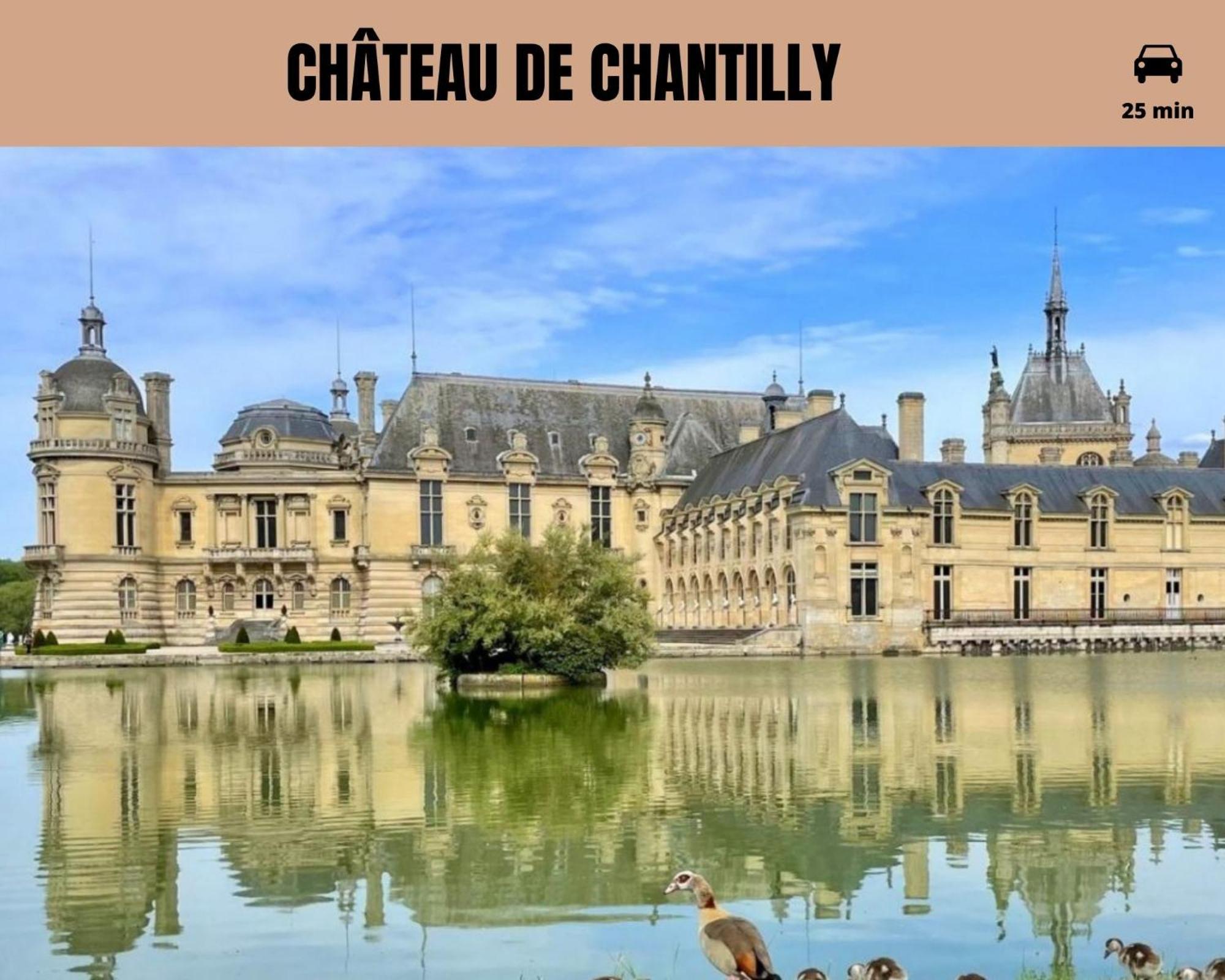Le Cocon Forestier - Proche Aeroport Beauvais, Chantilly, Foret De Hez-Froidmont, Parking Public Gratuit, Wifi & Netflix Clermont  Ngoại thất bức ảnh